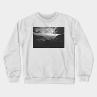 Total freedom - black and white landscape photography Crewneck Sweatshirt